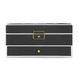 Maxbell Jewelry Box Jewelry Case for Necklaces Earrings Valentine's Day Gift for Her Black