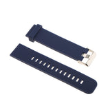 Maxbell Durable Men Silicone Waterproof Sports Watchband Strap Deployment Clasp 22mm