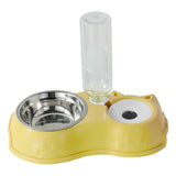 Feeding Dishes Food and Water Feeder Water Bowl Pet Bowl for Pet Supplies yellow - Aladdin Shoppers
