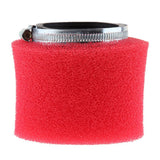 Motorcycle Sponge Air Filter Cleaner Red for Yamaha Kawasaki ATV Buggies Part (58mm) - Aladdin Shoppers