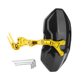 Maxbell Generic Motorcycle Rear Mudguard Alloy Simple Installation Splash Plate Gold