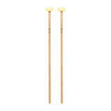 Maxbell 2 Pieces Glockenspiel Mallet Xylophone Mallet for Players Percussion Marimba yellow