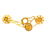 Maxbell Maxbell Bike Chain Tensioner Derailleur Rear Pulley Wheels Guide for Brompton Golden