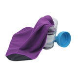 Maxbell Cooling Towel Sweat Absorbing Small-size Headband for Running Cycling Summer Purple