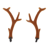 Maxbell Artificial Deer Horns Costume Hair Headband Headpiece Hoop DIY Accessories