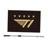 Maxbell Ti Esports Flag Gaming Event Fan Banner Multipurpose Background Support Flag 240cmx160cm