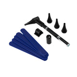 Maxbell Pocket Otoscope Kit Reusable for Nurse, Adults, Kids Versatile Ear Care Tool Black