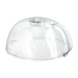 Maxbell Microwave Plate Food Covers Lid with Steam Vent for Trays Heating Food Bowls white
