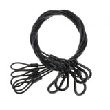 Maxbell Stage Light Cables Security Rope for Party Light for Moving Head Light Event Black 29in 5pc