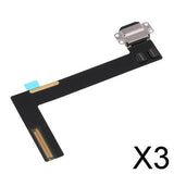 Maxbell 3xCharging Charge Port Connector Flex Cable Replacment for iPad Air 2 Black