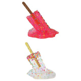 Maxbell 2x Resin Melting Ice Cream Sculpture Art Modern Home Desk Decor Ornament