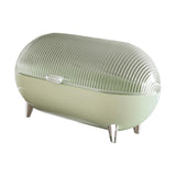 Maxbell Desktop Storage Box Clear Modern Jewelry Tray for Shelf Entrance Living Room green