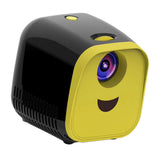 Maxbell Mini Home Movie Theater Projector Portable HD LED Projector (EU Plug) Black