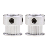 Maxbell 2Pcs 2GT 20T 5mm Bore Aluminum Pulley Gear Wheel for 3D Printer Timing Belt