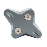 Maxbell Motorcycle Side Stand Foot Enlarger Plate for Yamaha Nmax125 Motorcycle Gray