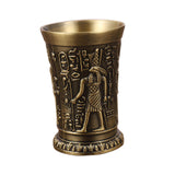 Maxbell 2pcs Shot Glass Vintage Egyptian Drinkware for Drinkware Accessories