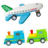 Maxbell Pull Back Airplane Toy Race Cars Miniature Toy Cars for Girls Preschool Kids