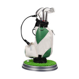 Maxbell Golf Pen Holder Club Pens Decorative Great Gift for Office Desktop Men Women Green