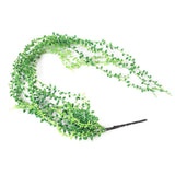 Maxbell Artificial Flower String of Pearls Wicker Wall Hanging Succulents Plants B