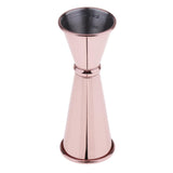 Maxbell Stainless Cocktail Jigger Wine Mixer Measuring Double Cup Bar Supplies Red