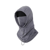 Maxbell Balaclava Hood Mask Fashion Breathable for Running Outdoor Activities Biking Gray