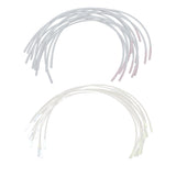 Maxbell 12 Pairs Women's Stainless Steel Handmade Bra Underwire Replacement Cup C D