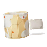 Maxbell Foldable Bathtub with Cushion and Drain Lightweight SPA Bath for Kids Adults yellow