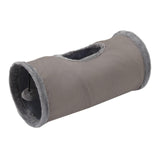 Maxbell Cat Tunnel for Indoor Cats Hideaway Kitten Cave Pet Supplies Funny with Ball Gray