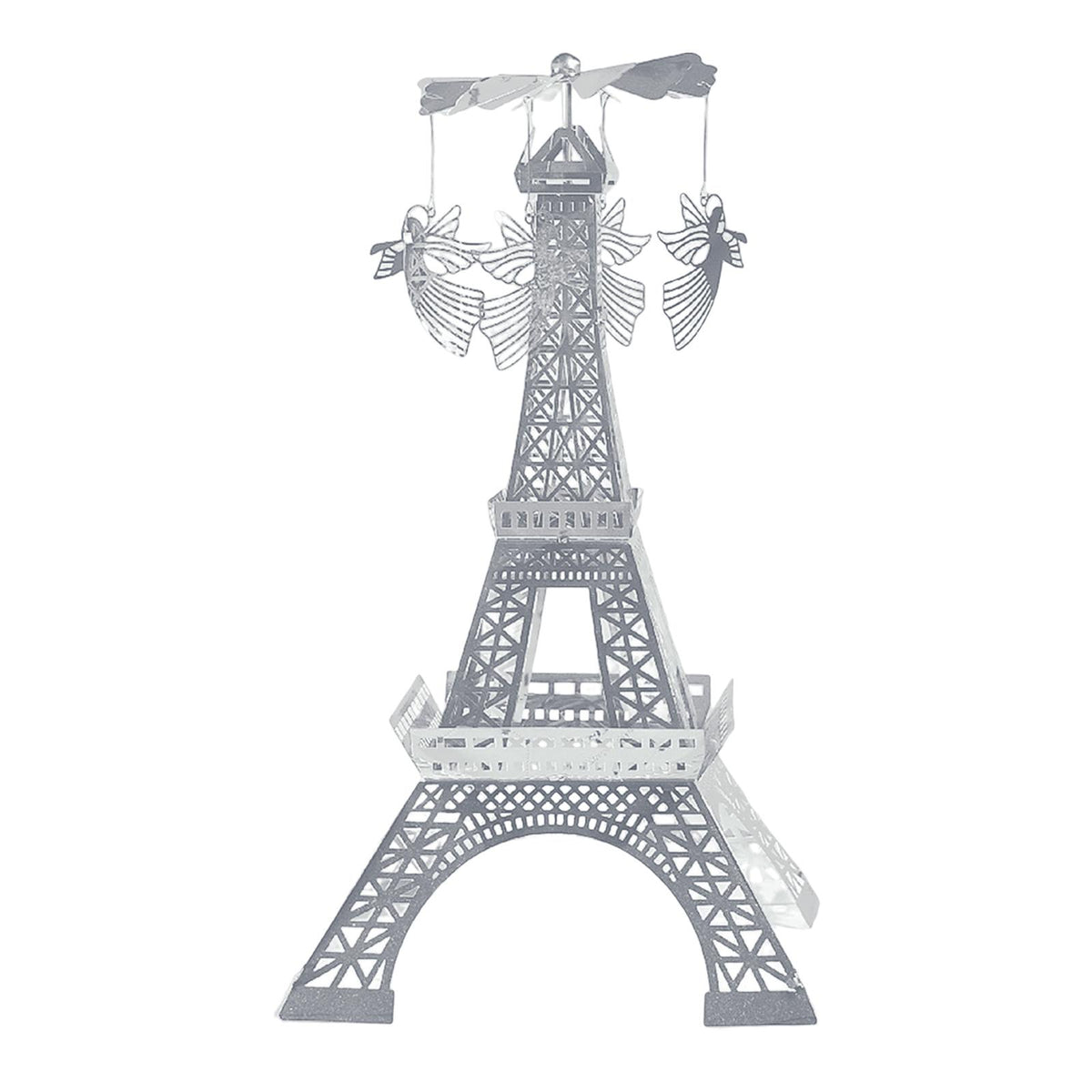 Maxbell Maxbell Eiffel Tower Figurine Rotating Candle Holder Ornament Lovely Decor Durable Angel