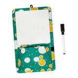 Maxbell Magnetic Dry Erase Whiteboard Small Announcement Magnet Fridge Message Board Green