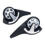 Maxbell 2Pcs Luggage Replacement Wheels Directional Silent Luggage Accessories Parts