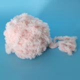 32 Meters Soft Fluffy Faux Fur Yarn for Crocheting Knitting  Pink