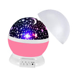 Star Projector Light USB Powered Ambient Light for Party Indoor Home Theater Pink