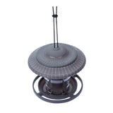Maxbell Garden Birds Feeder Hanging Birds Feeding Station for Backyard Outside Trees Gray
