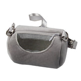 Maxbell Breathable Pet Small Animal Carrier Hamster Travel Bag Handbag Type 2 - Gray