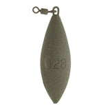 Maxbell Maxbell Lead Fishing Sinker Coated Weights Plummet Lure with Connector Swivel  Khaki