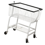 Maxbell Rolling Laundry Cart Coat and Hat Stand for Washroom Laundry Room Commercial
