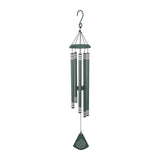 Maxbell 37 inch Memorial Wind Chime Simple Hanging Decor for Backyard Garden Outside Green