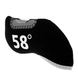 Maxbell Maxbell Golf Club Iron Putter Headcover Head Cover Protector 58 Degree Black