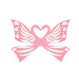 Maxbell 2xFairy Wings for Girls Elf Cosplay Soft Child Angel Wings with Elastic Straps Pink