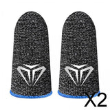 Maxbell 2xPhone Gaming Finger Sleeves Breathable Gaming Finger Sleeves for Mobile Game