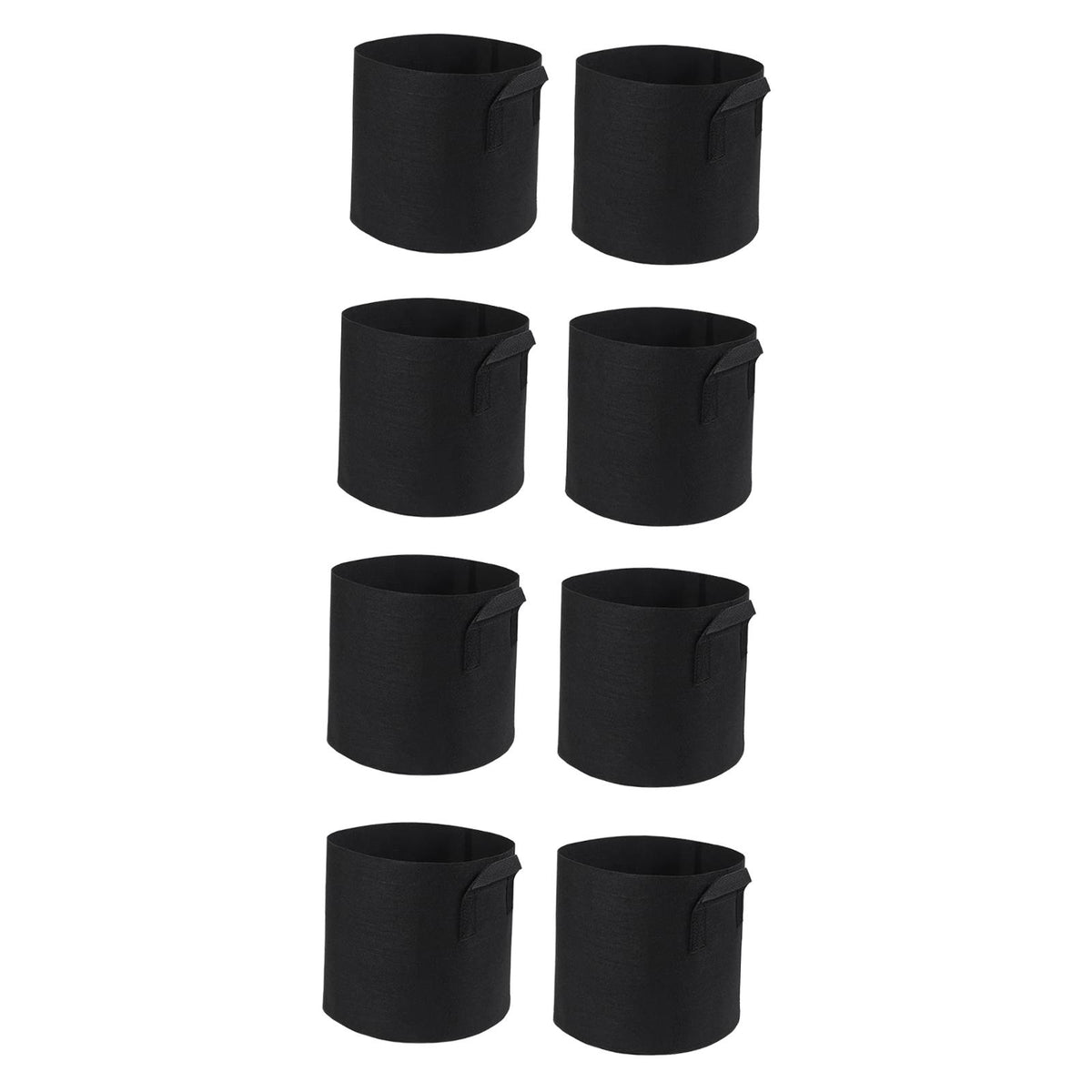 Maxbell Grow Bags Reusable Planters Versatile Heavy Duty for Patios Vegetable Farmer 8pcs