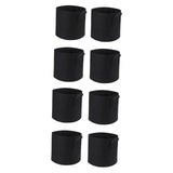Maxbell Grow Bags Reusable Planters Versatile Heavy Duty for Patios Vegetable Farmer 8pcs