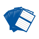 Maxbell 200Pcs Handwriting Blank Address Shipping Labels for Office Package Birthday blue
