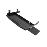 Maxbell Keyboard Tray Under Desk Keyboard Organizer Metal for Typing Keyboard Holder Black w Mouse Board
