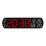 Maxbell Digital Alarm Clock Modern Digital Clock for Dining Room Classroom Farmhouse Red
