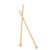 Maxbell 2 Pieces Drum Mallet Felt Head Percussion Mallet for Drums Stage Performance