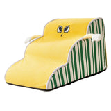 Maxbell Dog Stair with Removable Washable Cover Anti Slip Bottom Dog Climbing Ladder 3 Step M