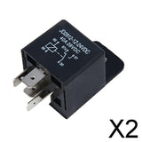 Maxbell 2x24V 40A 5-Pin Contacts Automotive Changeover Relay With Bracket