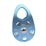 Maxbell 22kN Side Plate Single Fixed Pulley for Engineering Simple Assembly Portable Blue